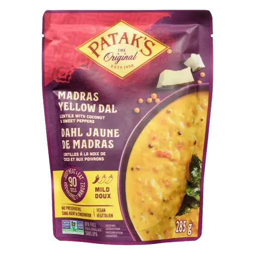 Patak's Vegan Madras Yellow Dal Mild 285 g