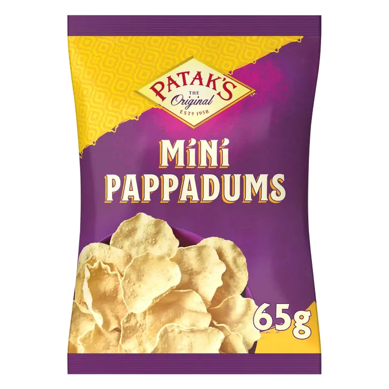 Plain Mini Pappadums 65g