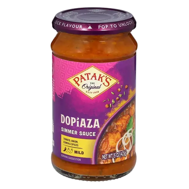Simmer Sauce, Dopiaza, Mild