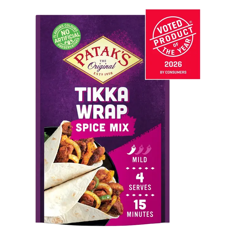 Tikka Wrap Indian Seasoning Mild Spice Mix 25g