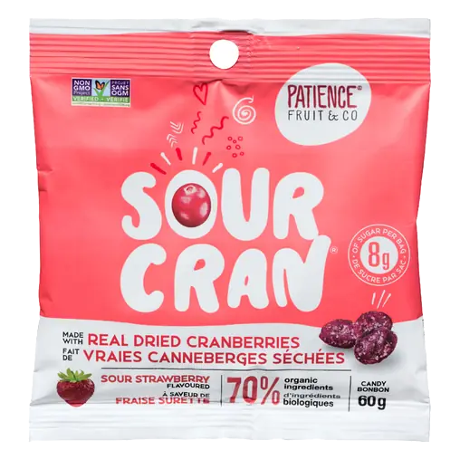 Sour Cran Candy Cranberry Sour Strawberry 60 g