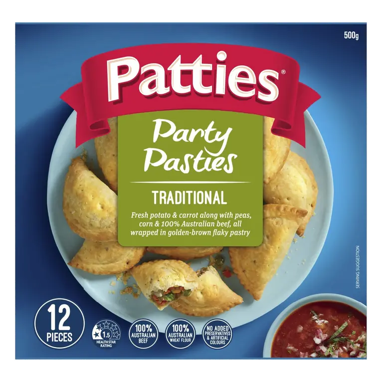 Party Pasties Traditional