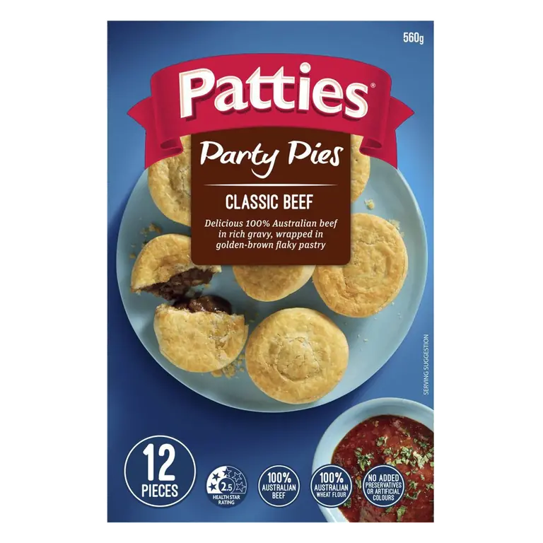 Party Pies Classic Beef