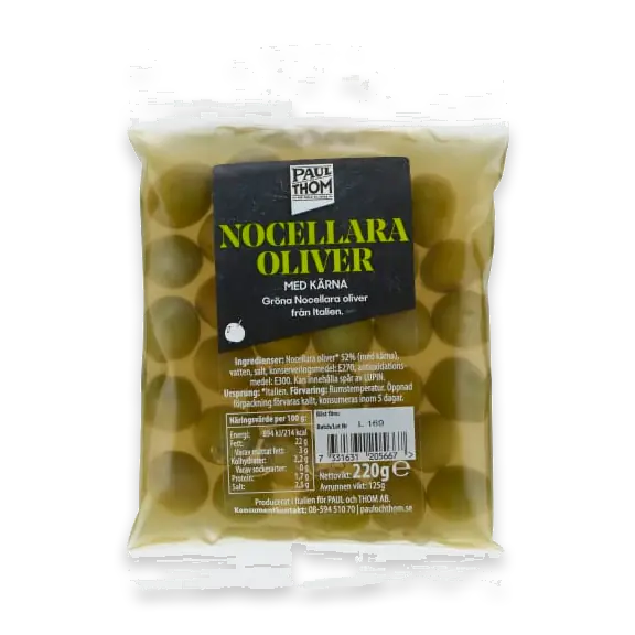 Nocellara Oliver med Kärna
