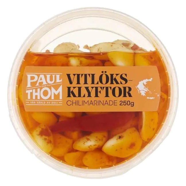Vitlöksklyftor Chili