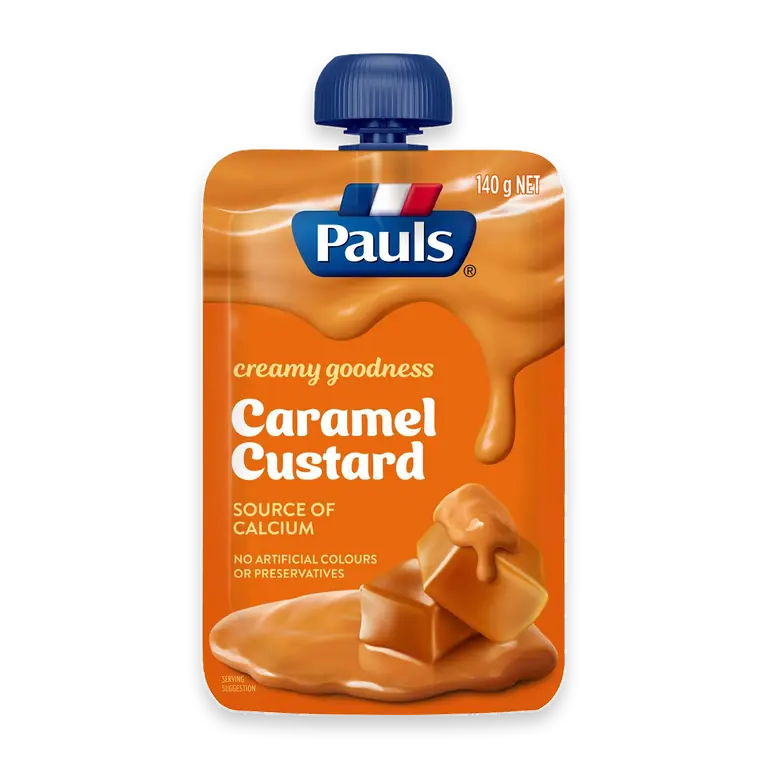 Caramel Custard Pouch
