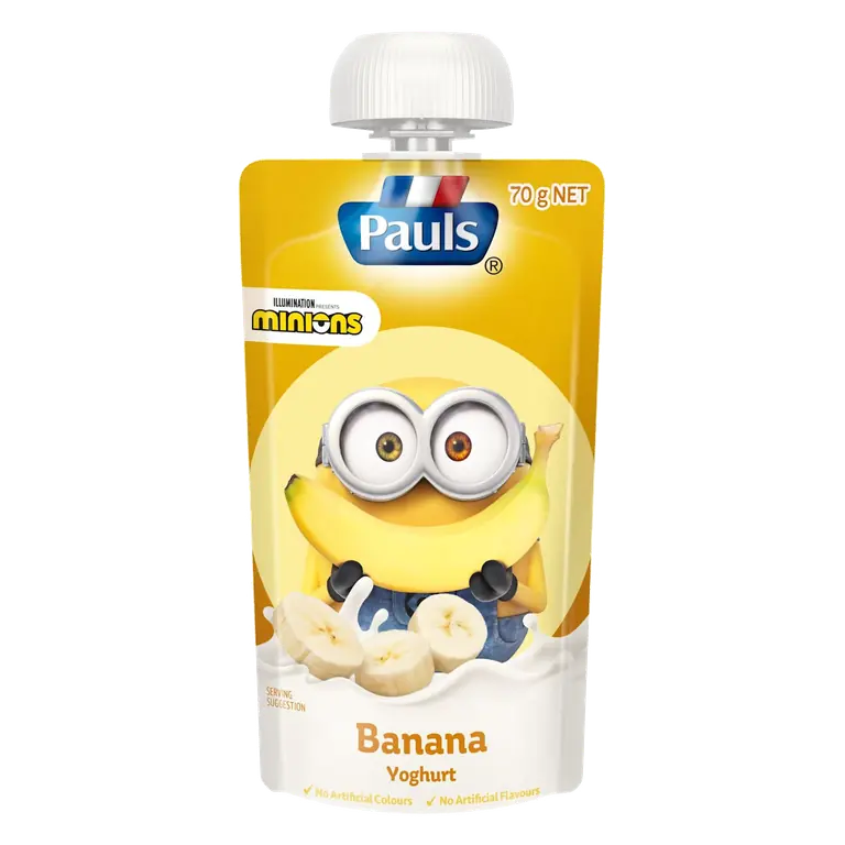 Kids Banana Yoghurt Minions