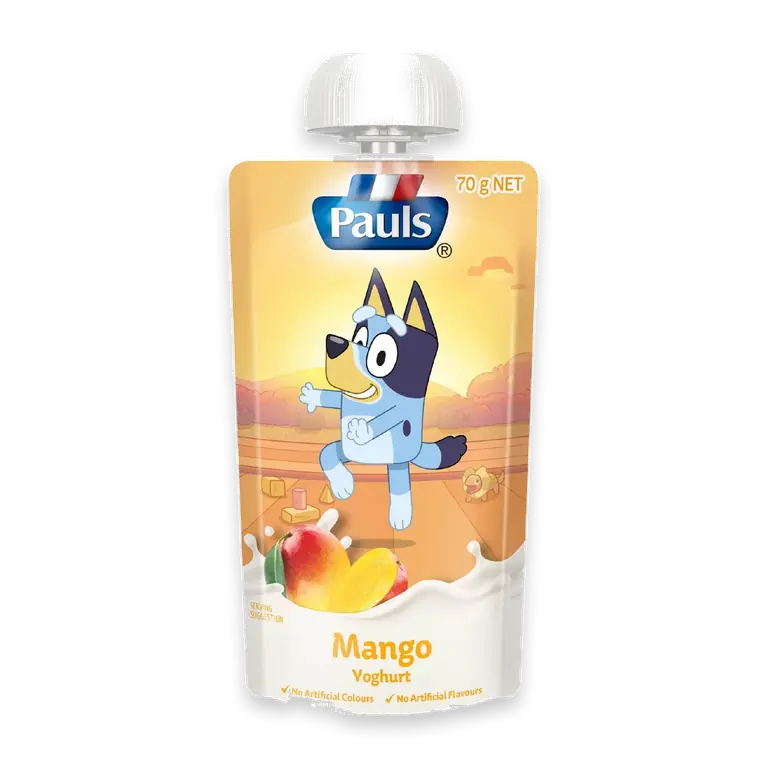 Kids Bluey Mango Yoghurt Pouch