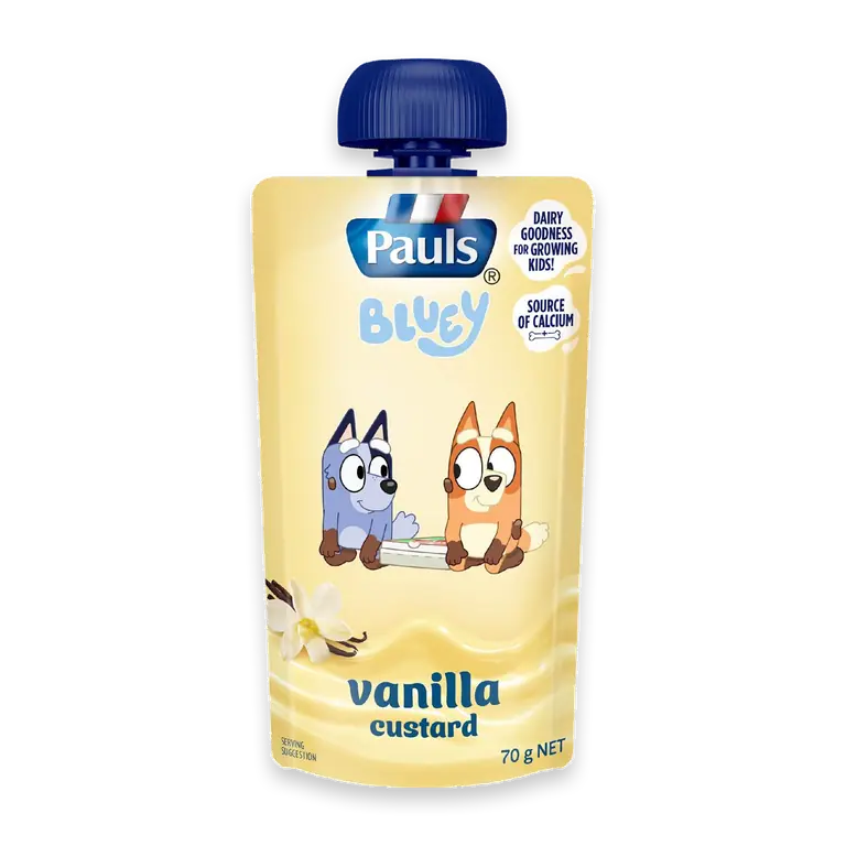 Kids Bluey Vanilla Custard Pouch