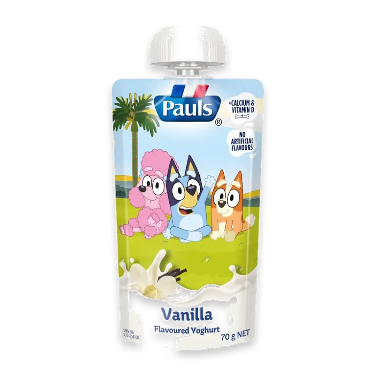Kids Bluey Vanilla Yoghurt Pouch