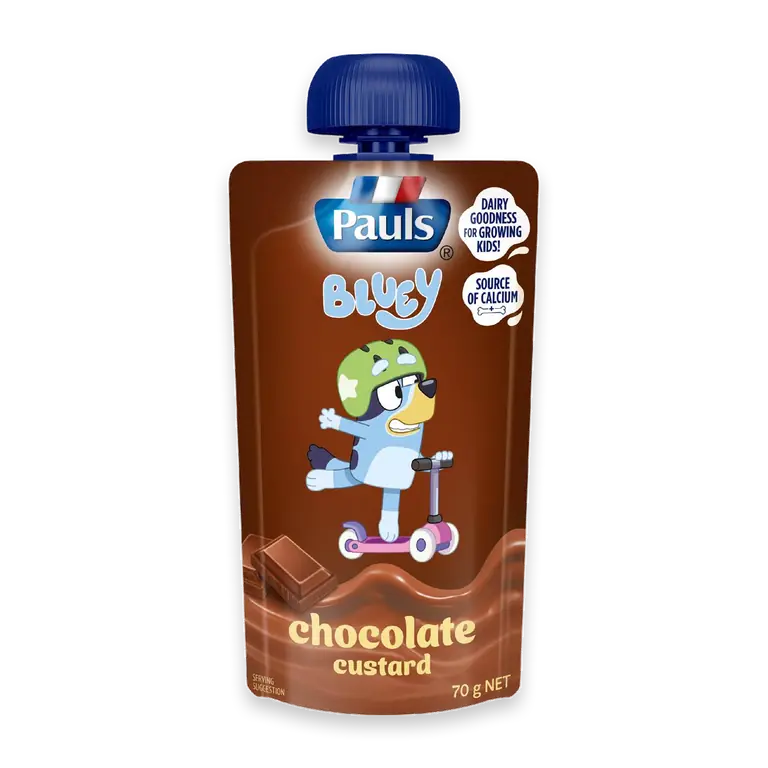 Kids Chocolate Custard Pouch