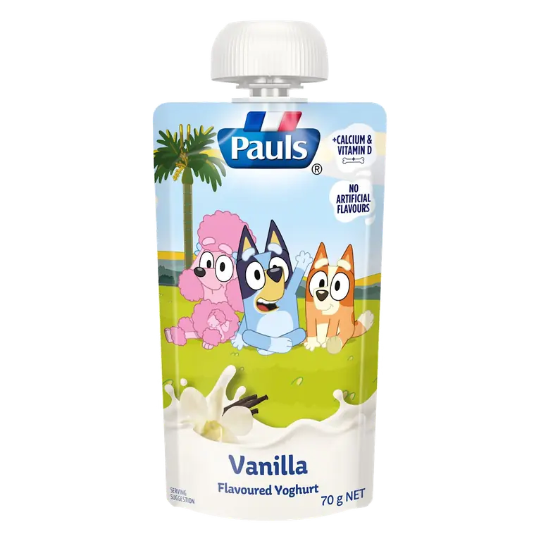 Vanilla Flavoured Yoghurt Pouch