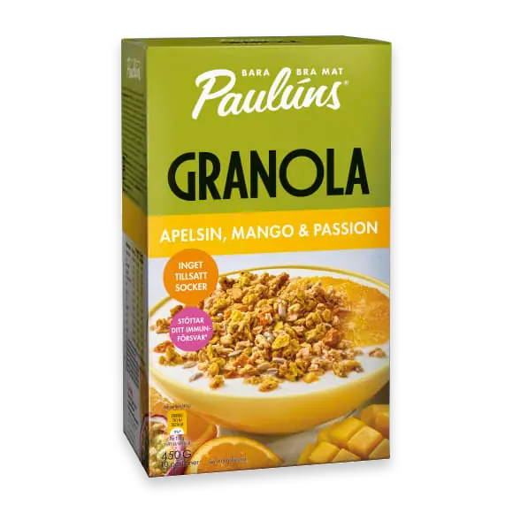 Apelsin Mango Passion Granola