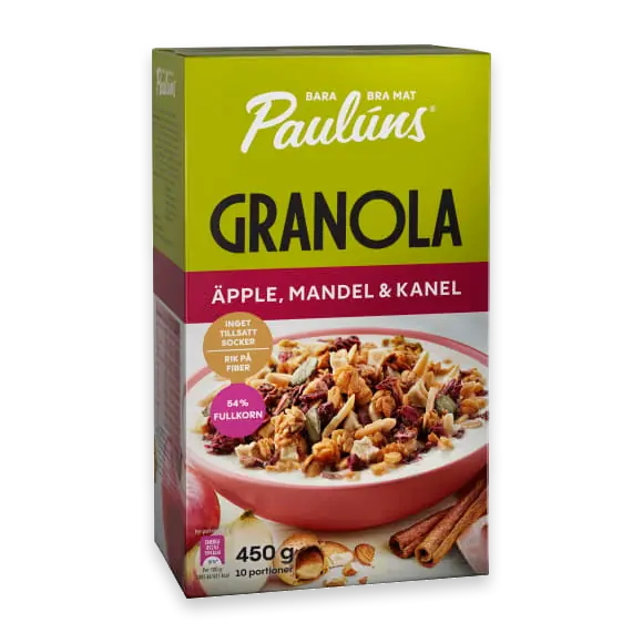 Äpple Mandel Kanel Granola