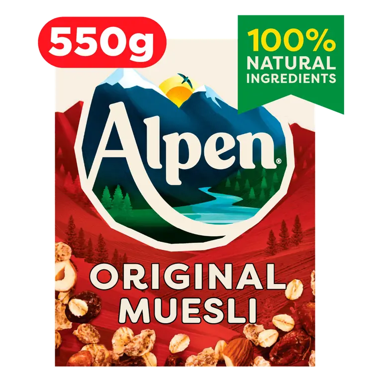 Alpen Original Muesli Breakfast Cereal 550g
