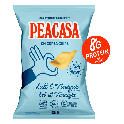 Gluten-Free Chickpea Chips Salt And Vinegar 128 g
