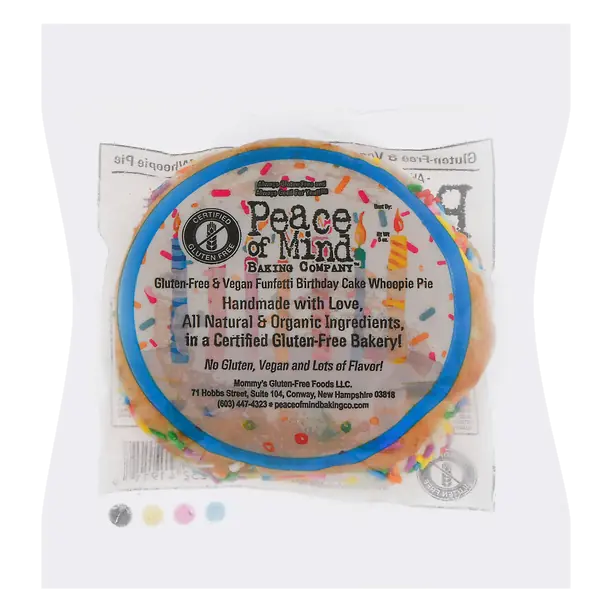 Peace Of Mind Gluten Free Vegan Funfetti Birthday Cake Whoopie Pie
