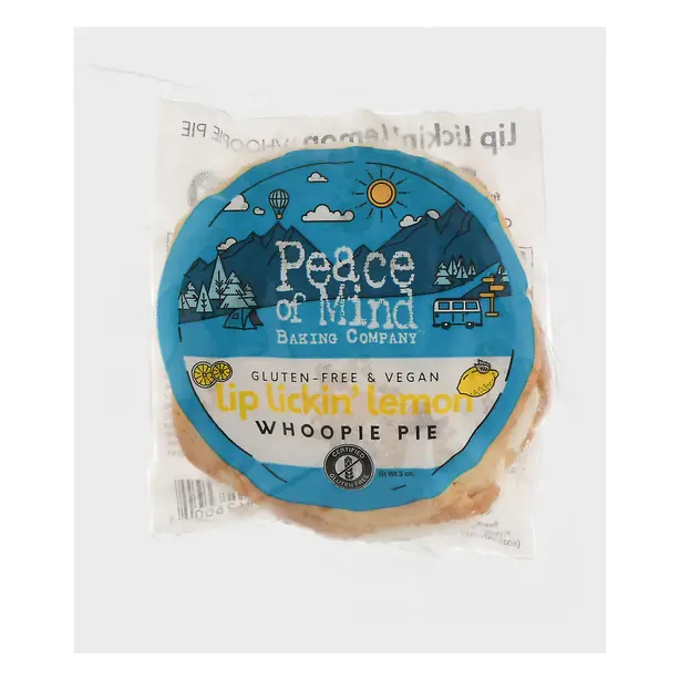 Peace Of Mind Gluten Free Vegan Lemon Whoopie Pie Single Serve