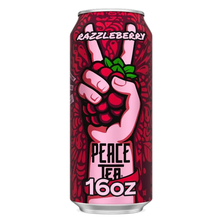 Peace Tea Razzleberry Iced Tea, 16 fl oz: Caffeinated