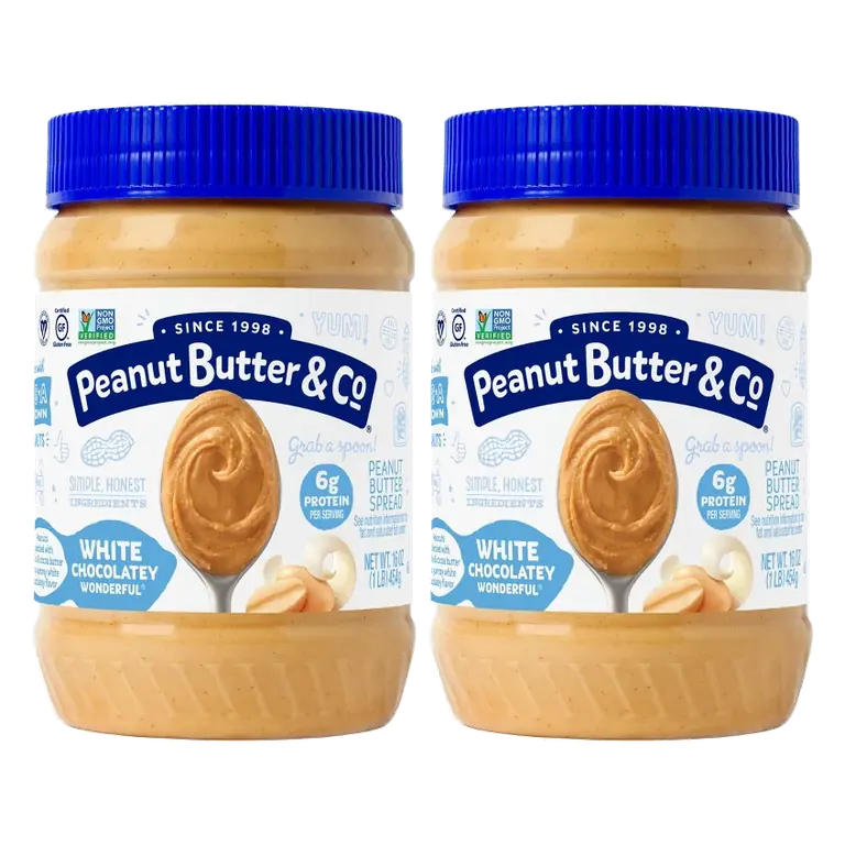 Peanut Butter & Co White Chocolate Wonderful Twin Pack, 32oz