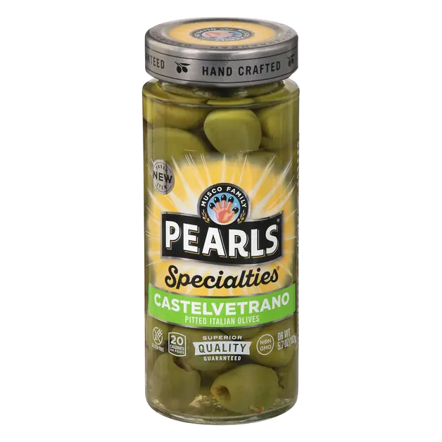 Pearls Specialties Pitted Italian Castelvetrano Olives 5.7 oz