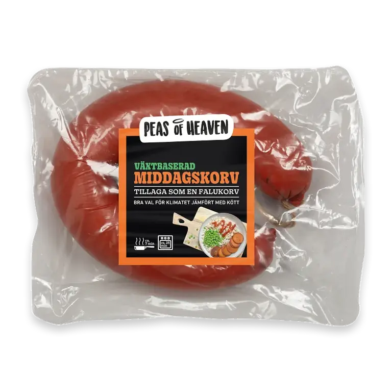 Middagskorv vegan 600g