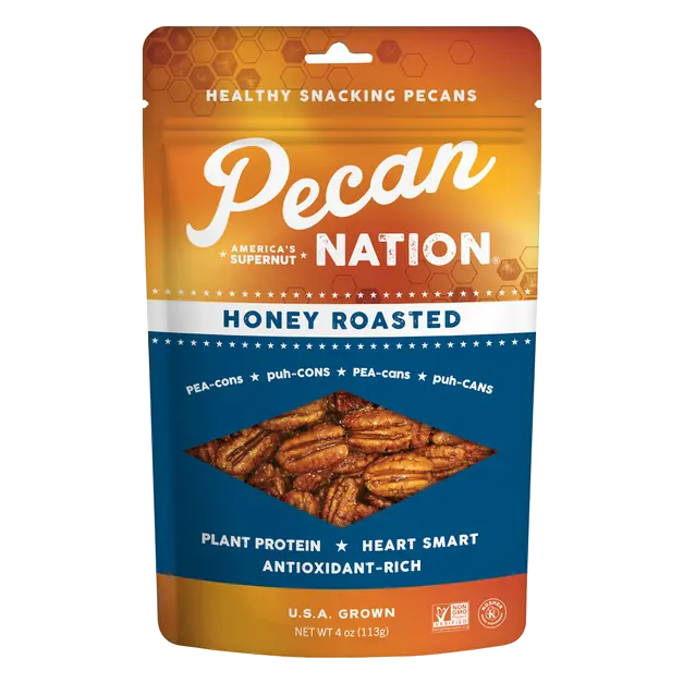 Honey Roasted Healthy Snacking Pecans