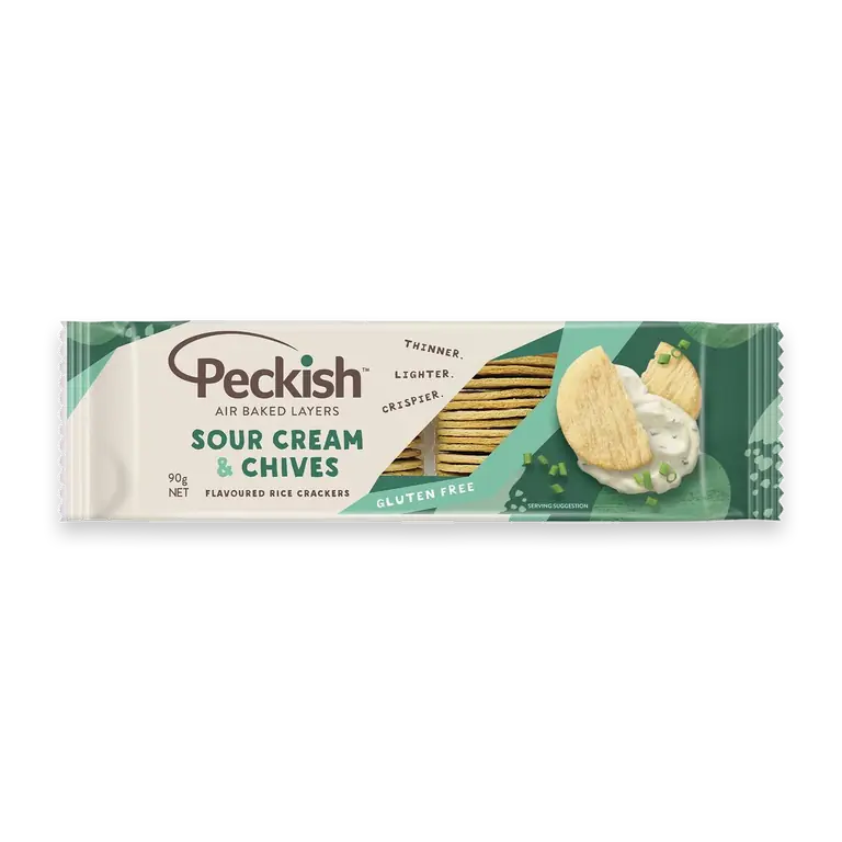 Rice Crackers Sour Cream & Chives