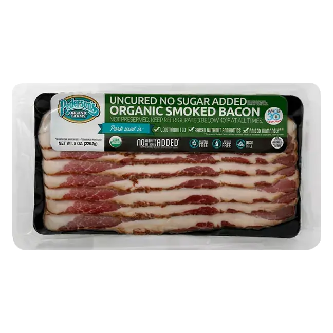 Bacon, Smoked, Organic, Uncured