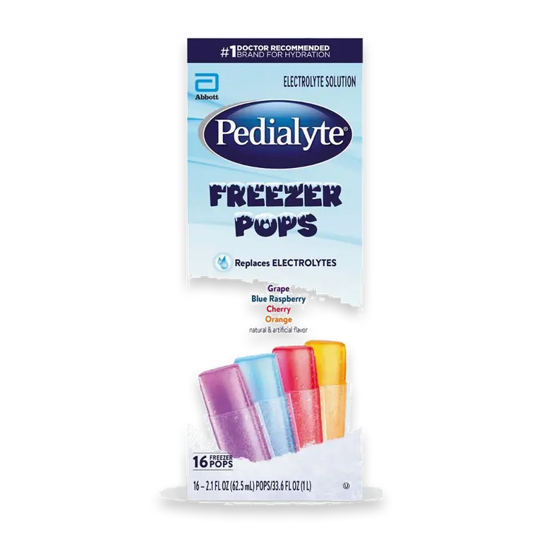 Electrolyte Solution Freezer Pops, Variety Pack, Pack of 16