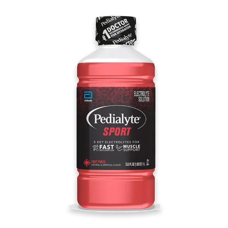 Sport Electrolyte Solution, Fast Hydration With 5 Key Electrolytes, Fruit Punch, 1 Liter