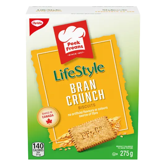 Lifestyle Bran Crunch Biscuits 275 g