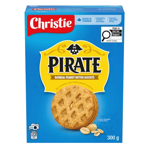 Pirate Cookies Oatmeal Peanut Butter 300 g