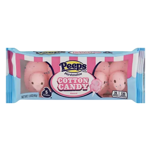 Candy, Marshmallow Chicks, Cotton Candy Flavored