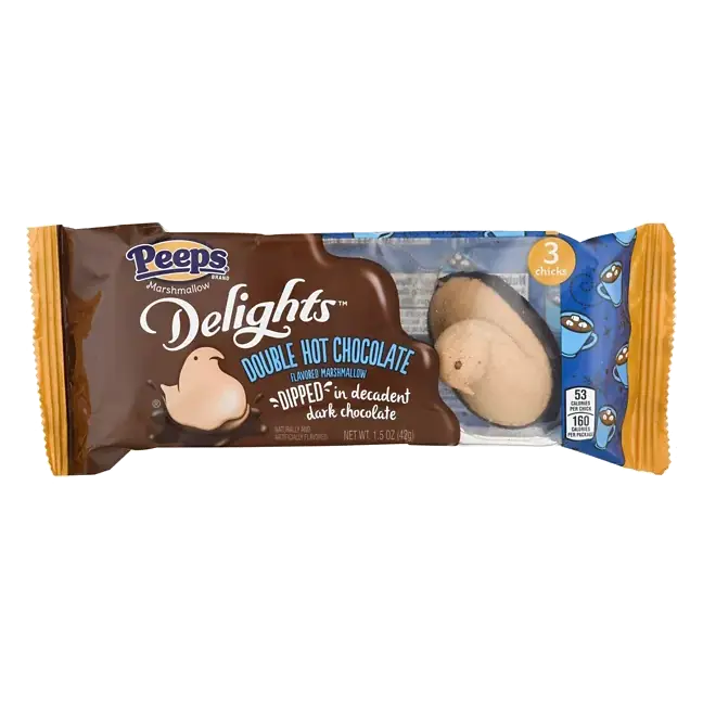 Delights Marshmallows, Double Hot Chocolate, 3 Chicks