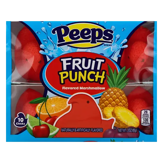 Flavored Marshmallow, Fruit Punch, Chicks