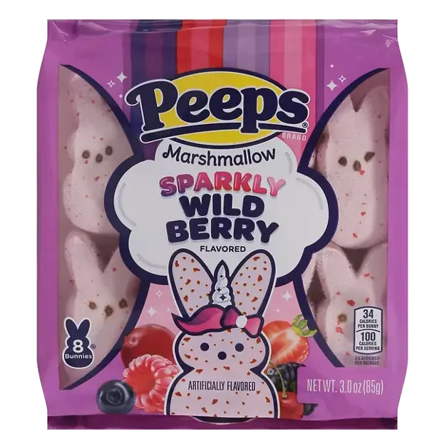 Marshmallow, Sparkly Wild Berry