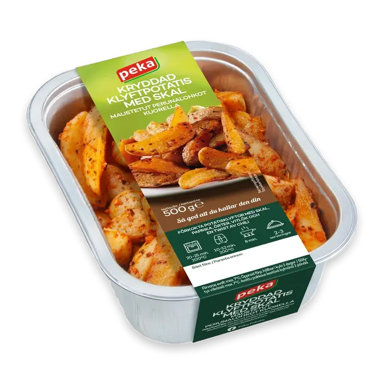 Klyftpotatis kryddad 500g