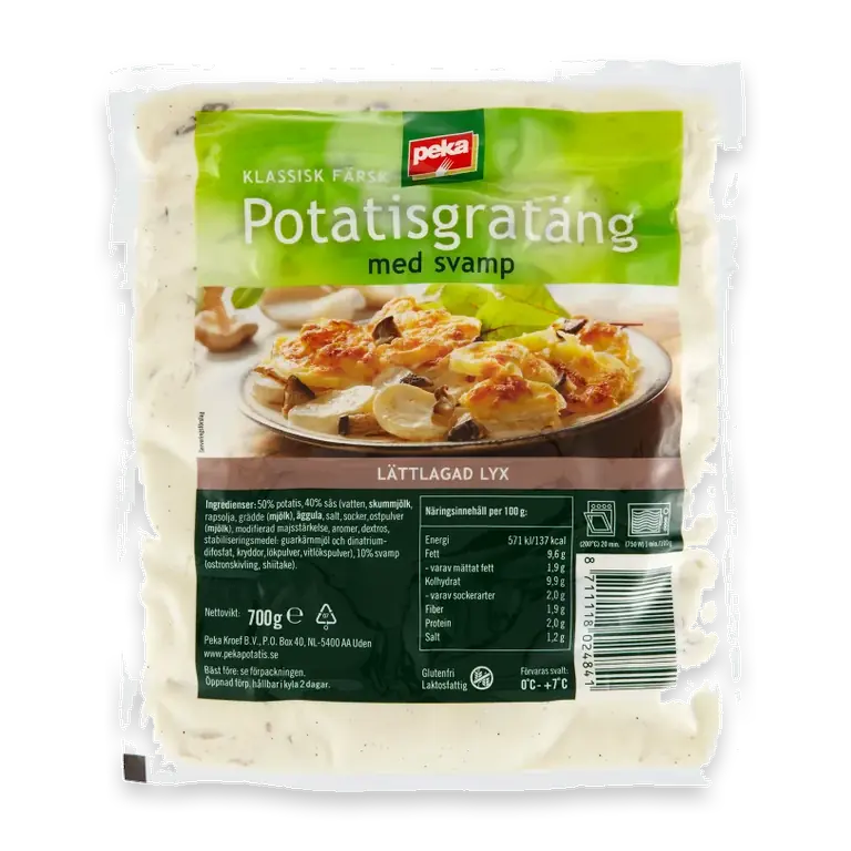 Potatisgratäng med Svamp 700g