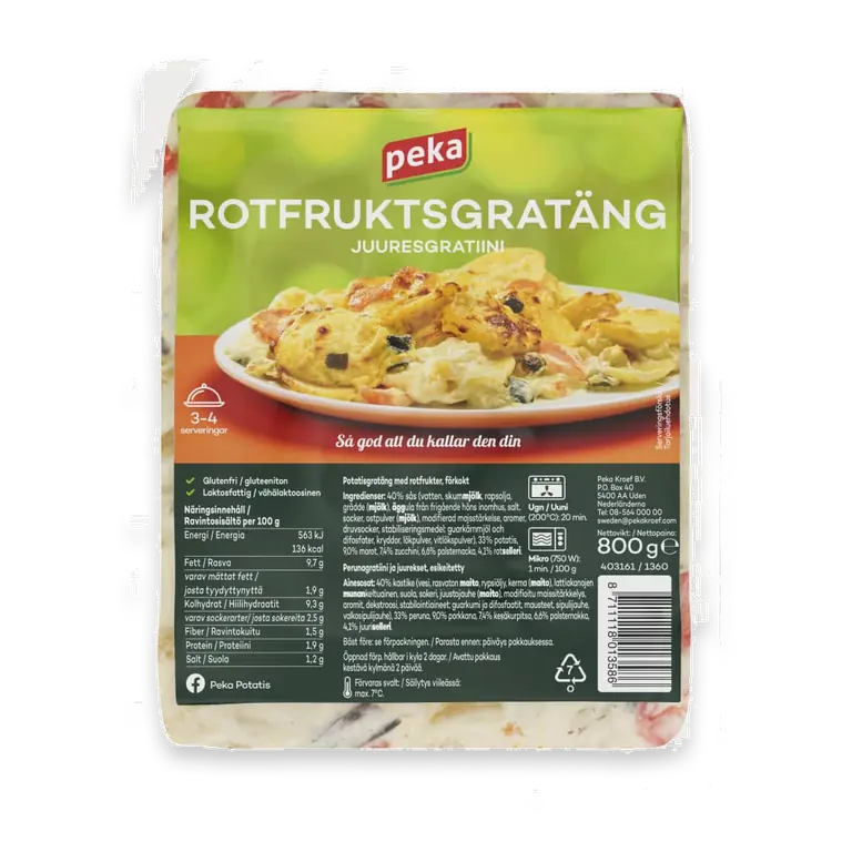 Rotfruktsgratäng