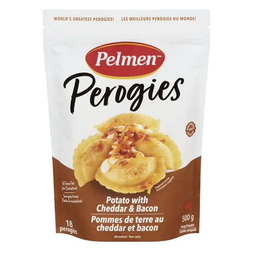 Frozen Perogies Potato With Cheddar & Bacon 500 g