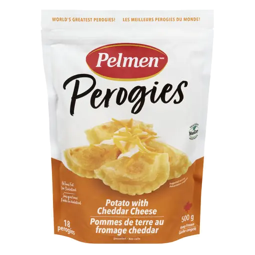 Frozen Perogies Potato With Cheddar Cheese 500 g