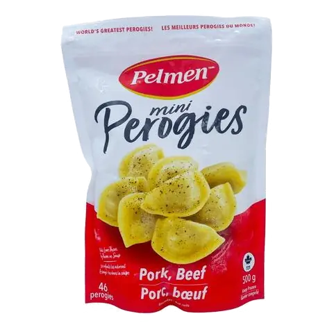 mini pork & beef Perogies 500 g