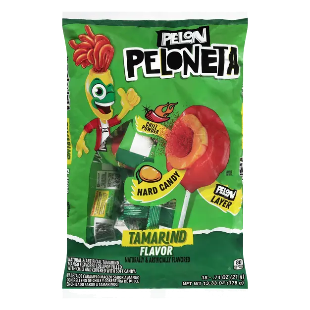 Pelon Pelonazo Tamarind Flavor Hard Candy 18 - 0.74 oz Each