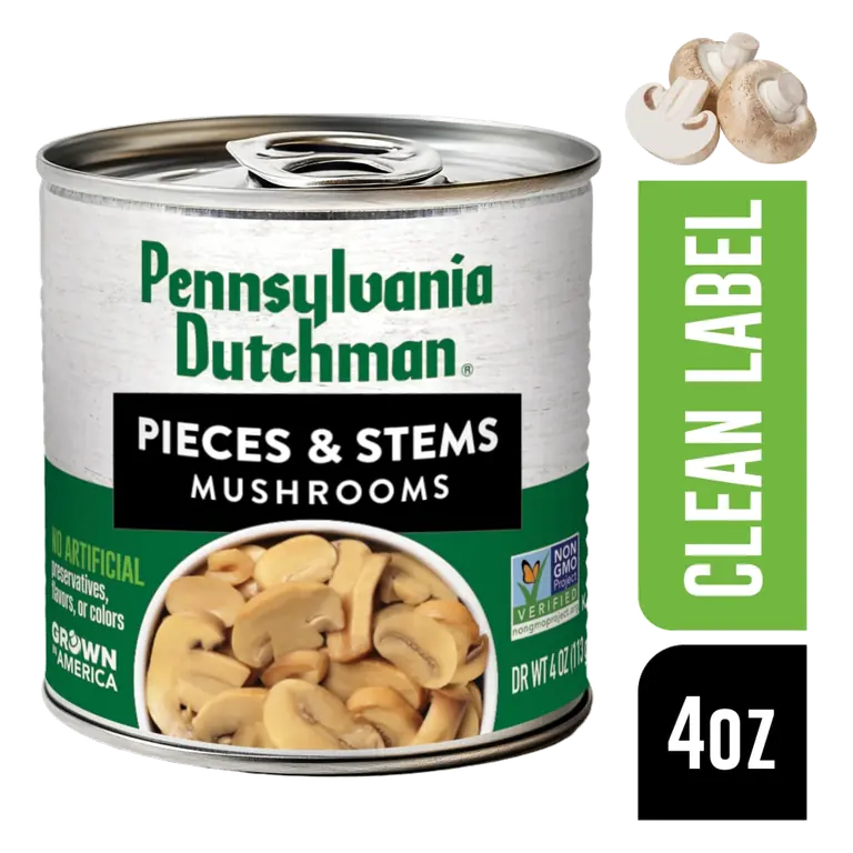 Mushrooms Stems and Pieces