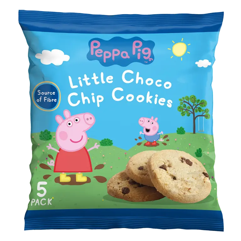 Peppa Pig Little Choco Chip Cookies 5 x 20g (100g)