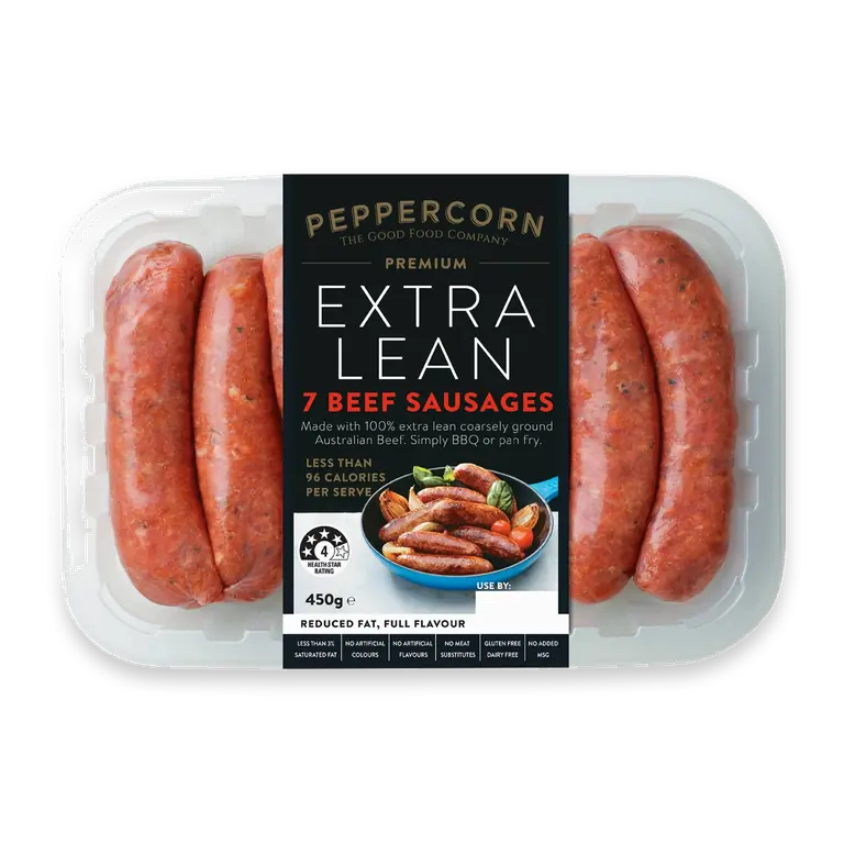 Beef Sausages Extra Lean