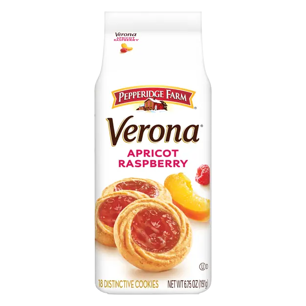 Apricot Raspberry Verona Cookies - 18 ct