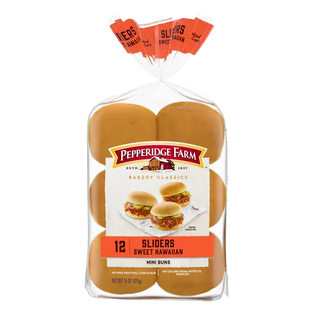 Bakery Classics Sweet Hawaiian Slider Mini Buns - 12 ct