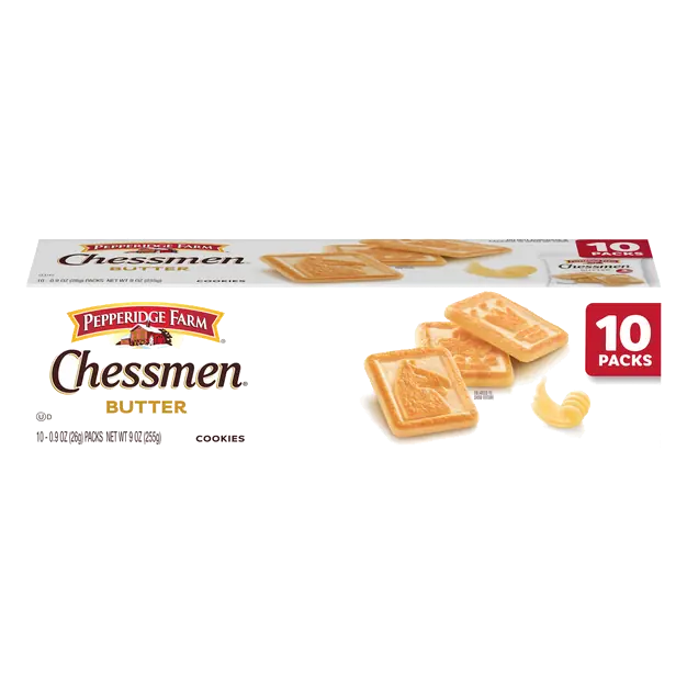 Chessmen Butter Cookies - 10 ct